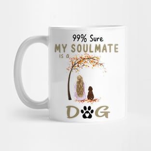 99% Sure My Soulmate Is A Dachshund Dog Lover Gift Mug